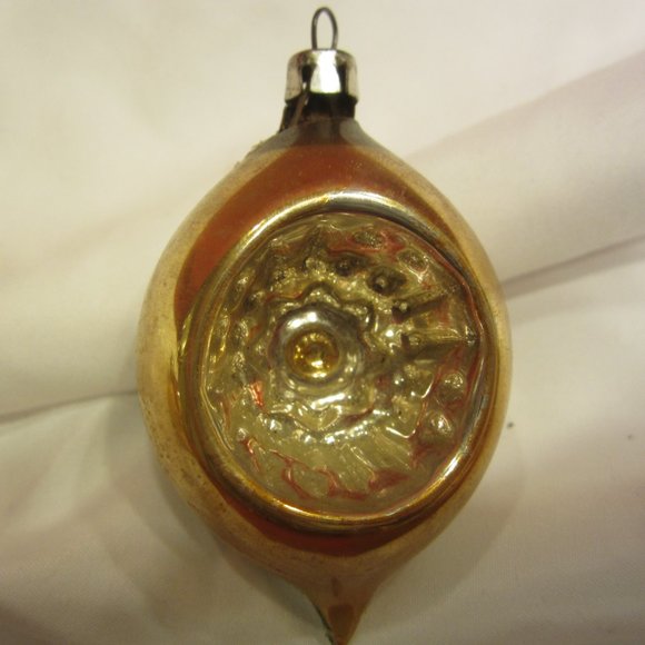 VTG 50'S GLASS TEARDROP ORNAMENTS - Picture 3 of 9